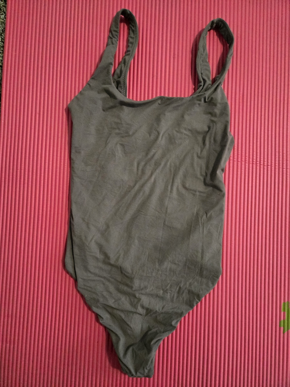 Women's Bodysuit - Classic Tank Style In A Purple Gray Color